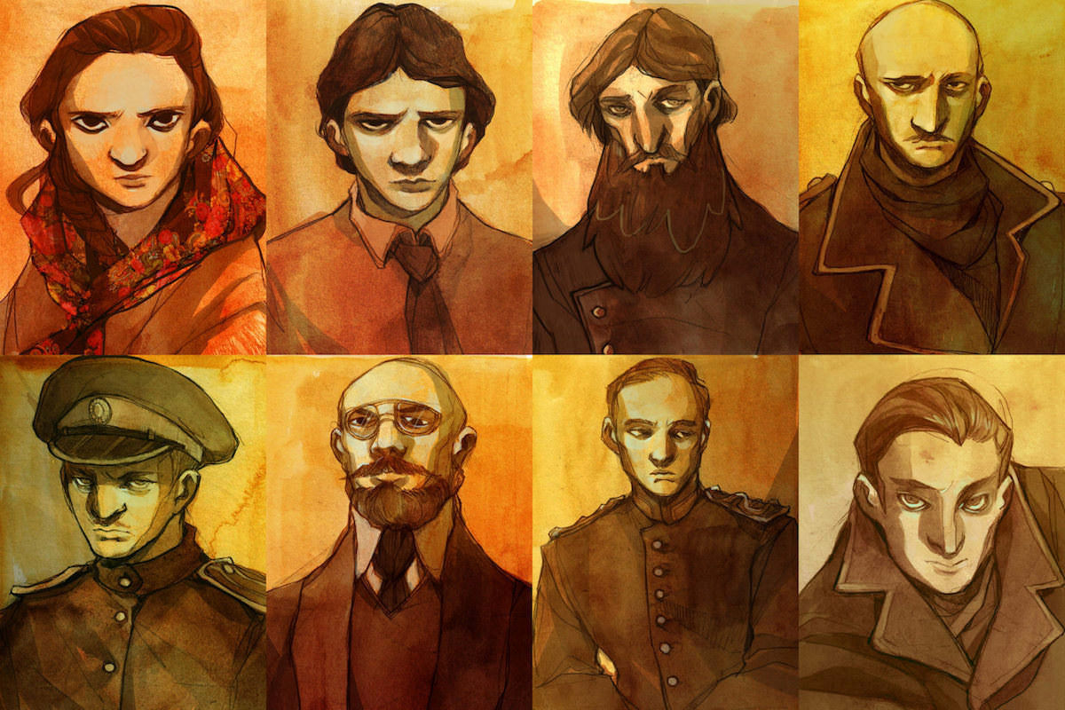 The cast of Rasputina. By Darmon Richter and Diana Naneva.