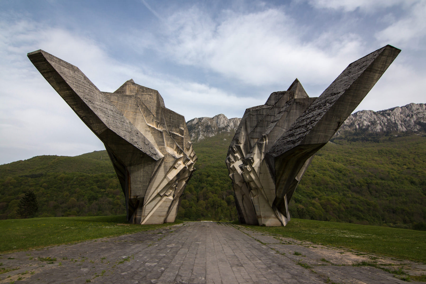 Monument to the Battle of Sutjeska (Miodrag Živković & Ranko Radovic, 1971). Tjentište, Bosnia & Herzegovina.